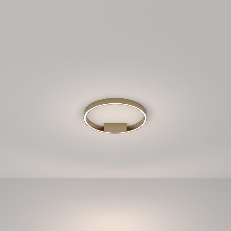 Maytoni Rim 1L ceiling lamp, brass LED D 40cm