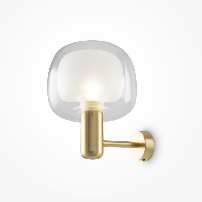 Maytoni Vision 1L wall sconce lamp, gold E14 D 18cm