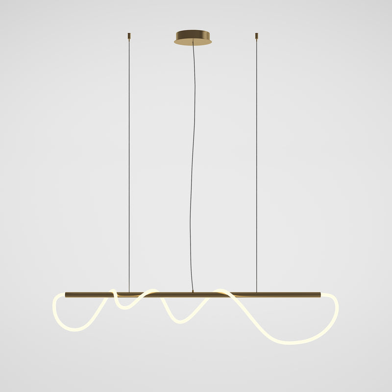 Maytoni Tau 1L track lighting lamp, gold LED