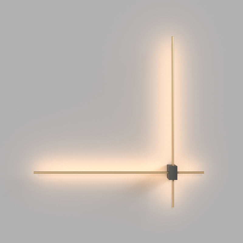 Maytoni Pars 1L wall sconce lamp, black LED H 3cm