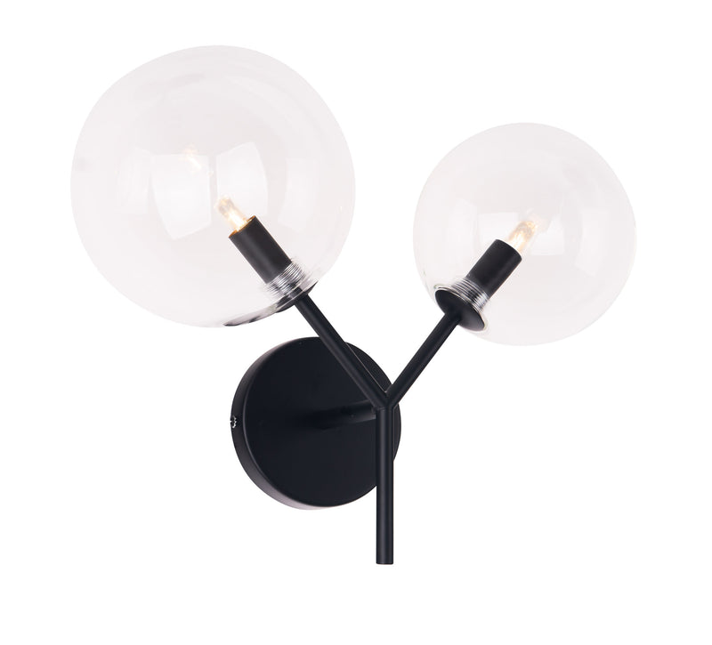 Maxlight Lollipop 2L wall sconce lamp G9, H 30cm