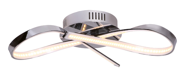 Lampada da soffitto Maxlight Infinity 1L LED, cromo