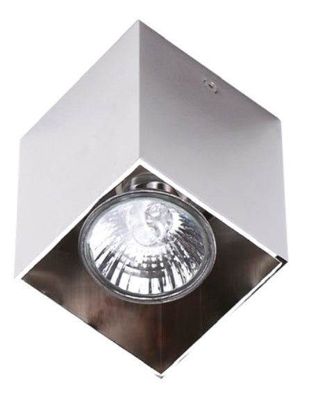 Maxlight Pet Square 1L ceiling spotlight GU10, W 7cm