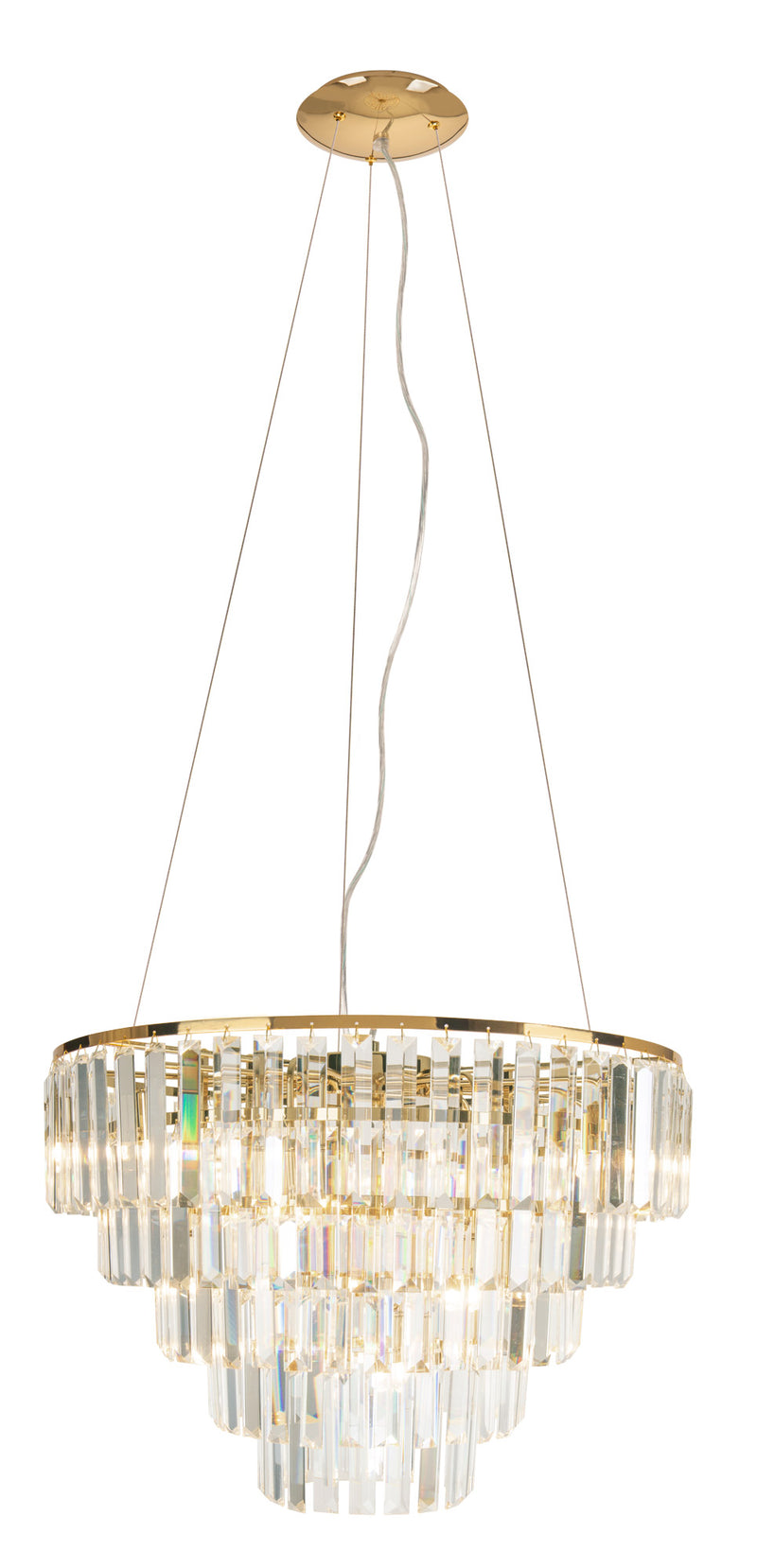 Maxlight Monaco 15L chandelier crystal D 60cm