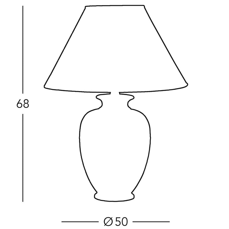 Table lamp GIARDINO textile
