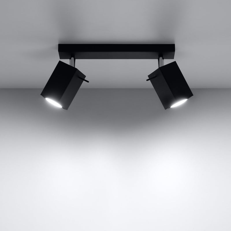 Loftslampe MERIDA 2 sort