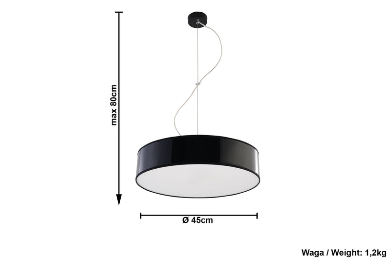 Hanglamp ARENA 45 zwart