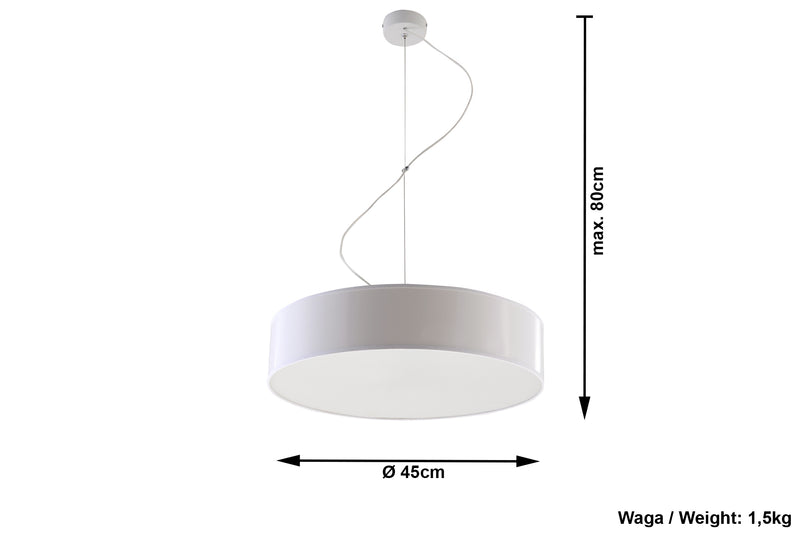 Pendant lamp ARENA 45 white