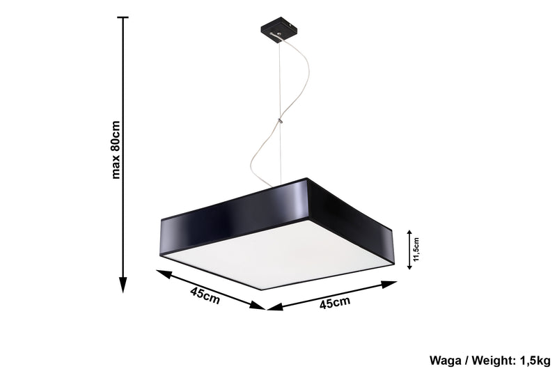 Hanglamp HORUS 45 zwart