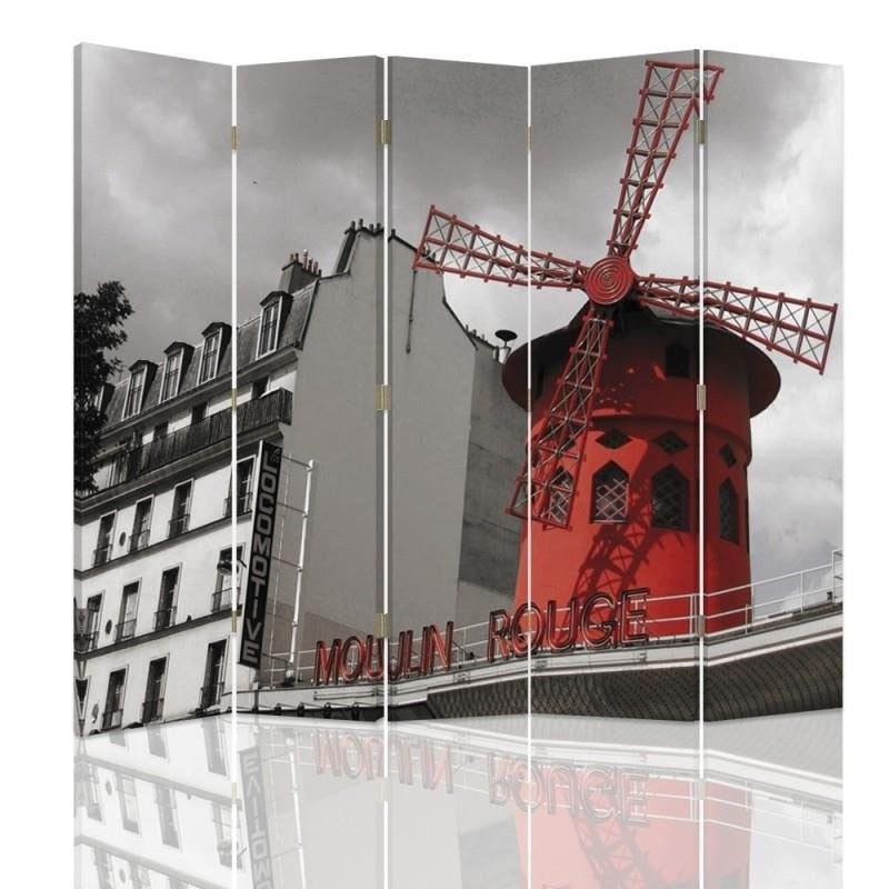 Room divider Double-sided, Moulin Rouge