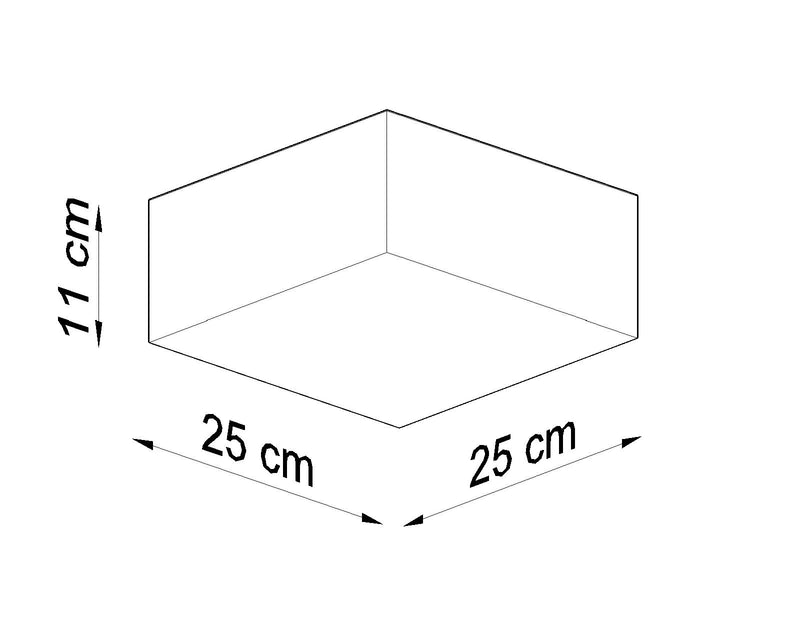 Wandleuchte HORUS schwarz