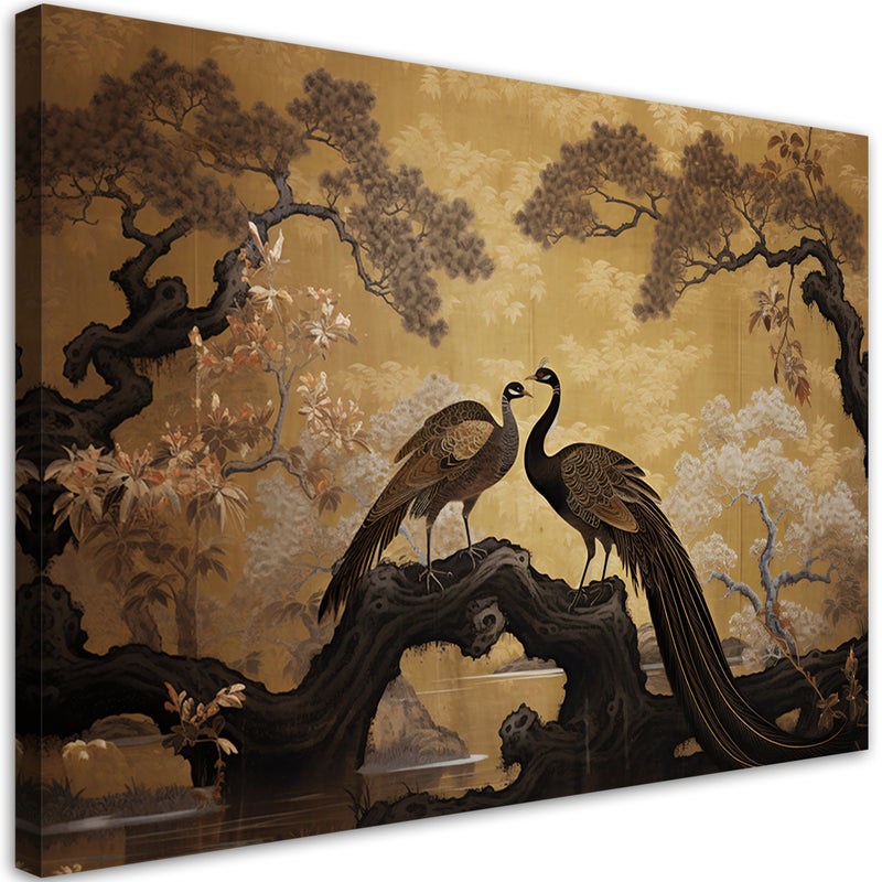 Canvas print, Peacock Bonsai Tree