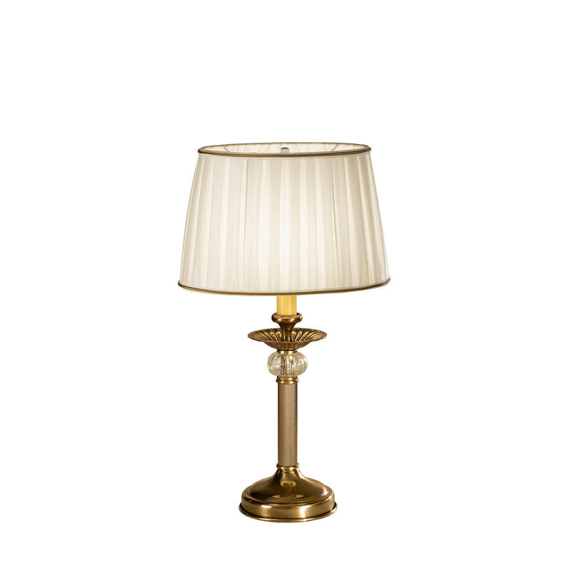 Table lamps ASCOT brass textile