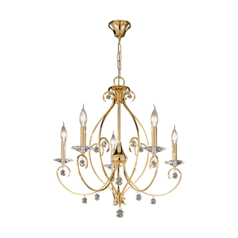 Chandeliers CARAT gold crystal