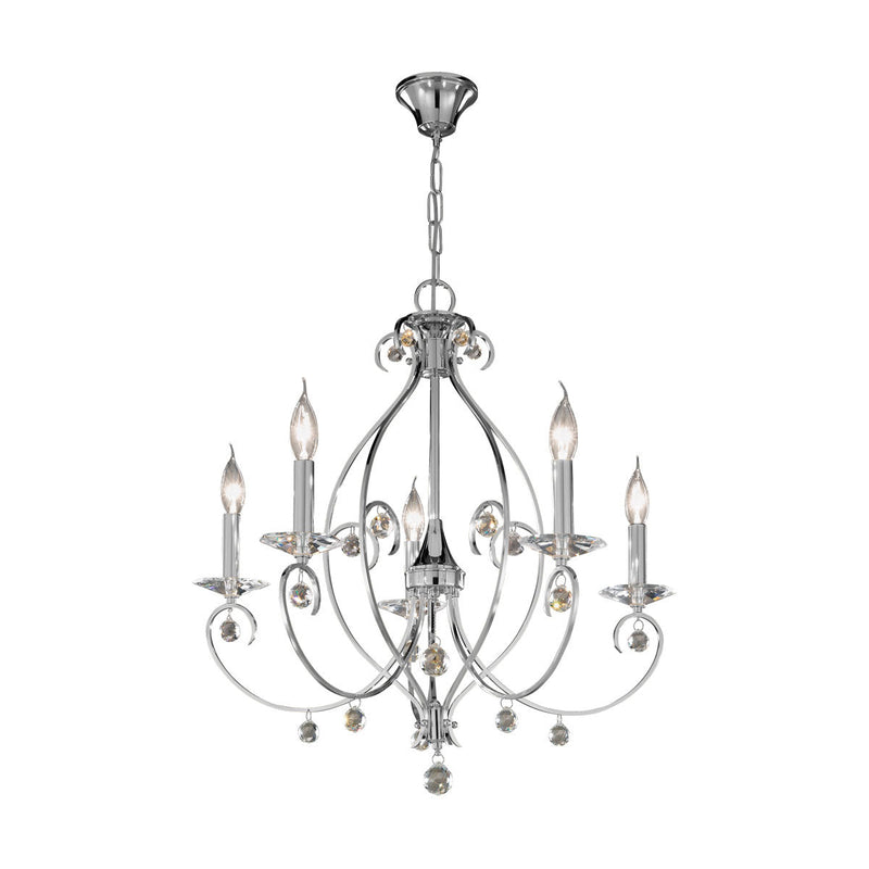Chandeliers CARAT chrome crystal
