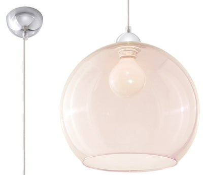 Pendant lamp BALL champagne