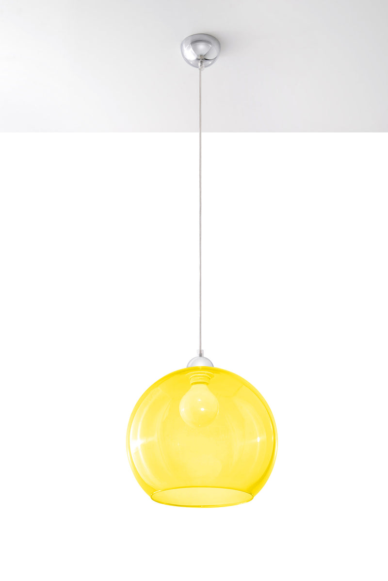 Pendant lamp BALL yellow