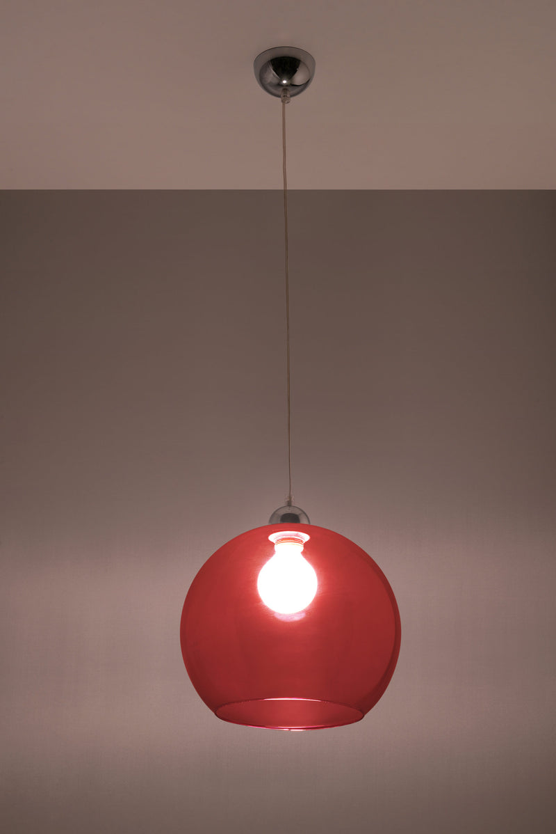 Pendant lamp BALL red