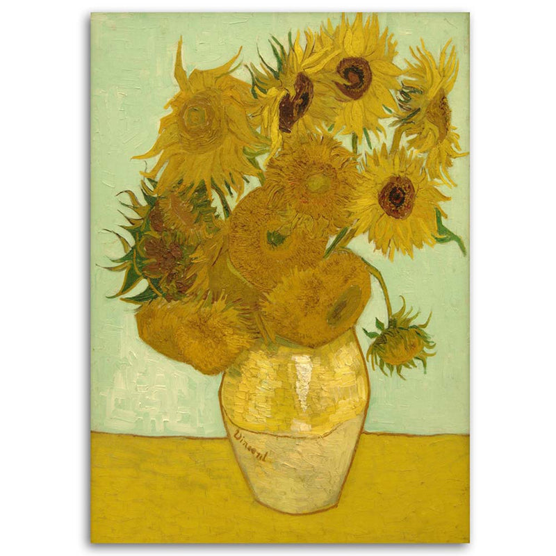 Deco panel print, Sunflowers - v. van gogh reproduction