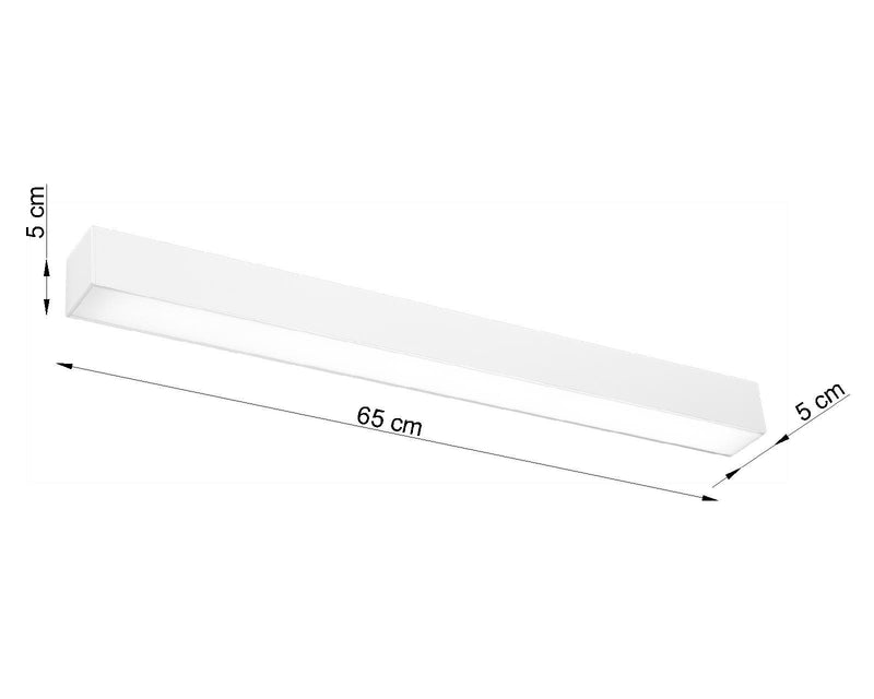 Wandleuchte PINNE 65 weiß