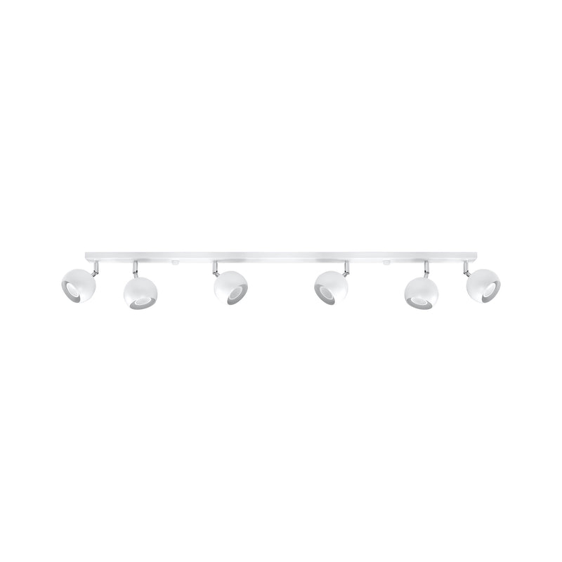 Lampada da soffitto OCULARE 6L bianca