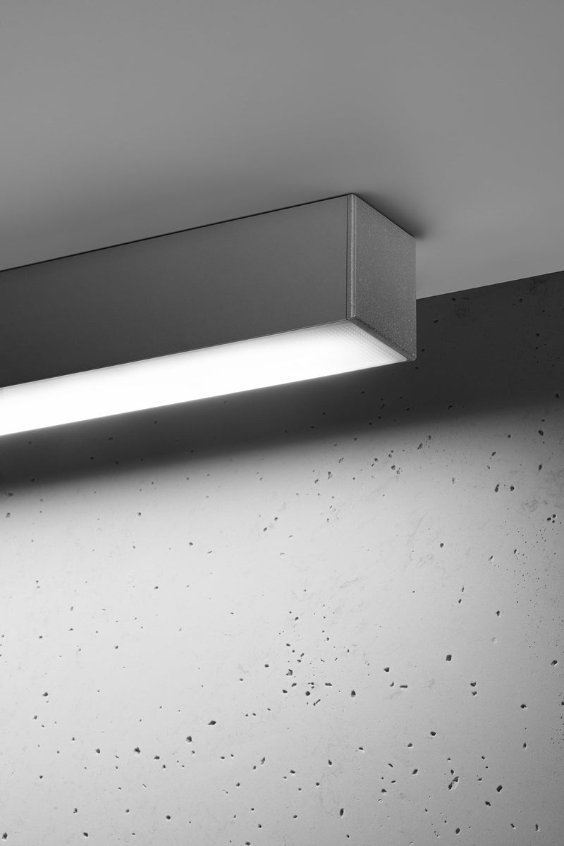 Lampada da soffitto PINNE 65 grigia