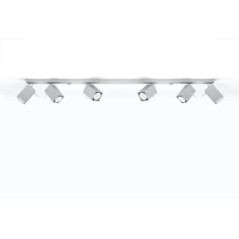 Lampada da soffitto MERIDA 6L grigia