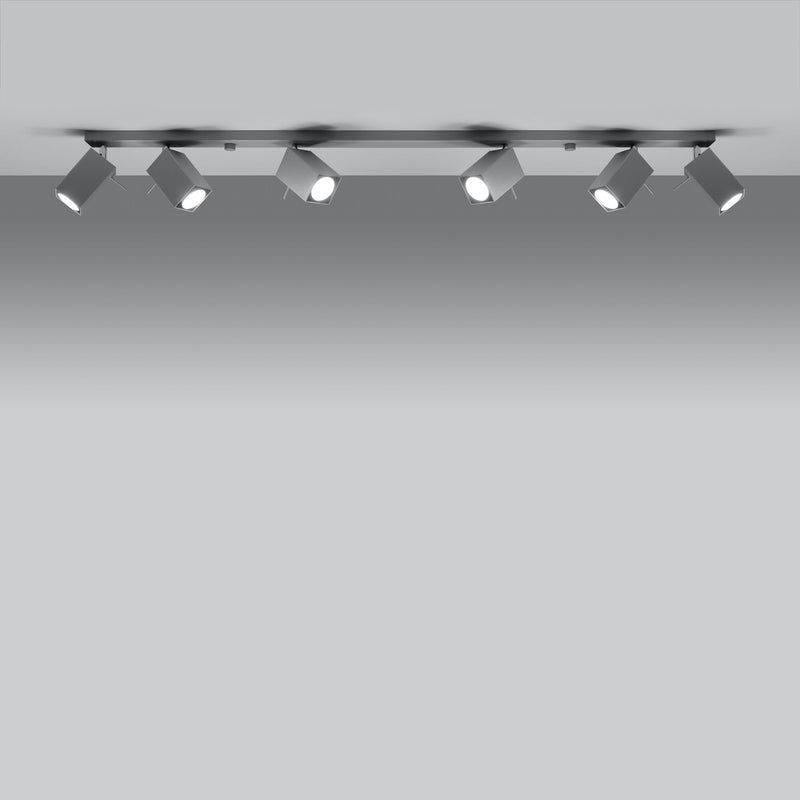 Ceiling lamp MERIDA 6L grey