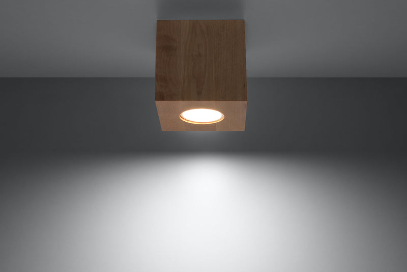 Lampada da soffitto QUAD in legno