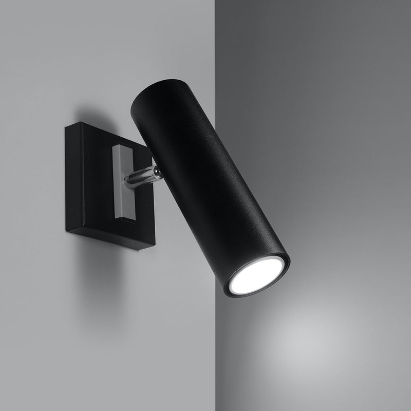 Wall lamp DIREZIONE black