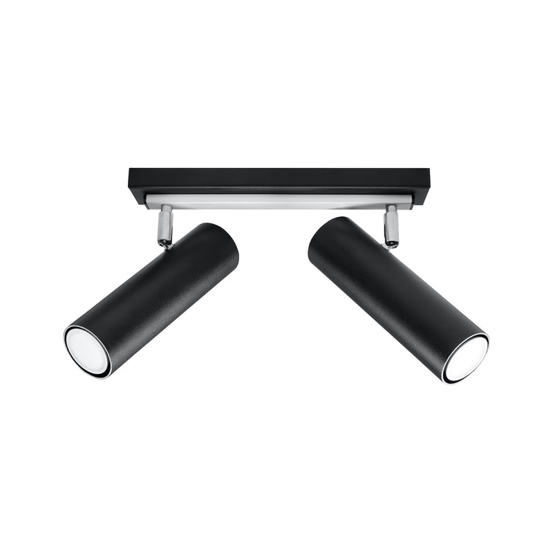 Ceiling lamp DIREZIONE 2 black