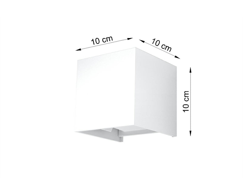 Applique LUCA blanche LED IP54