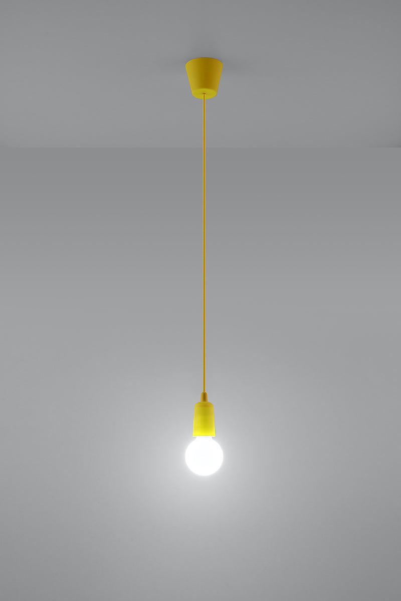 Pendant lamp DIEGO 1 yellow