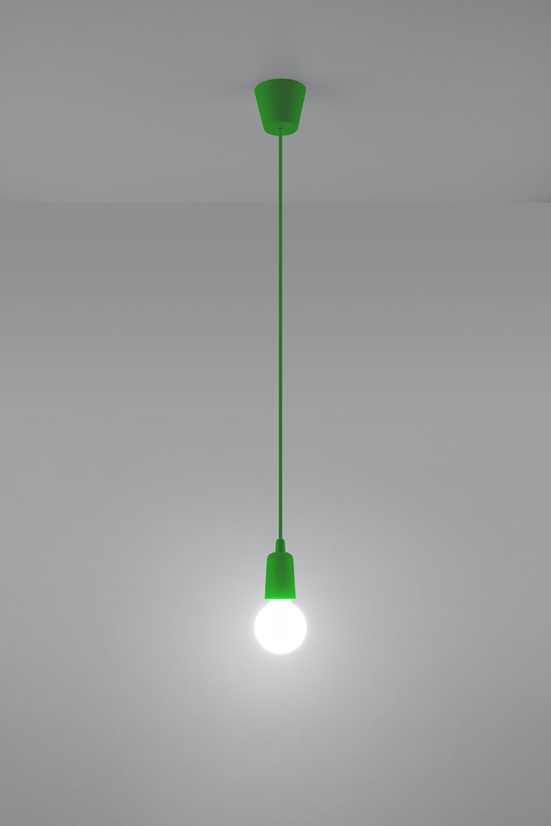 Pendant lamp DIEGO 1 green