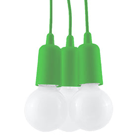 Pendant lamp DIEGO 3 green