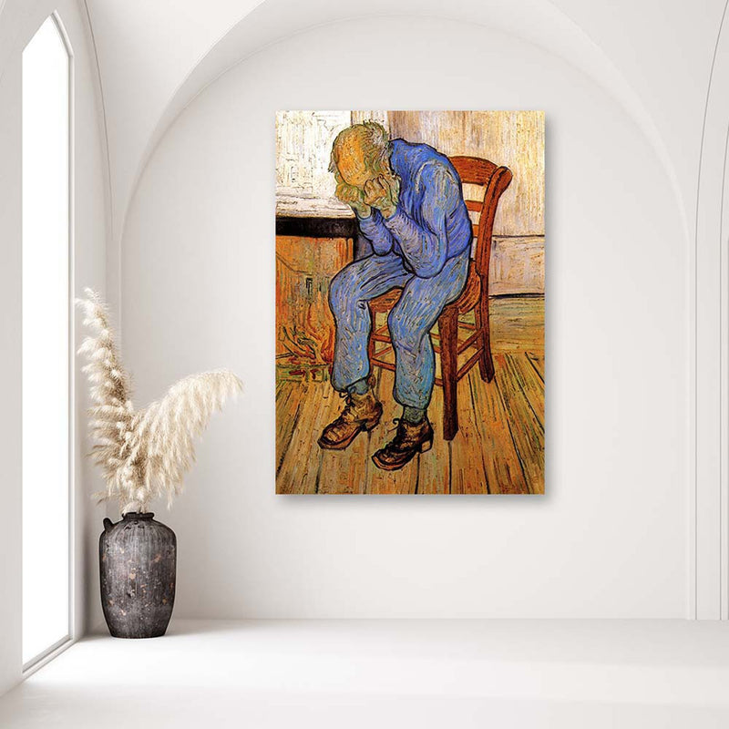Deco panel print, Old man in sorrow - v. van gogh reproduction