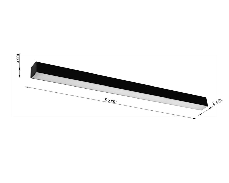 Plafond PINNE 95 noir