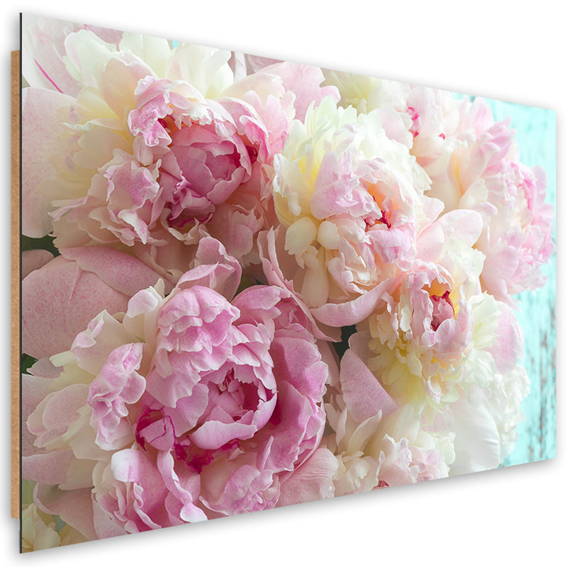 Deco panel print, Pink peony flowers