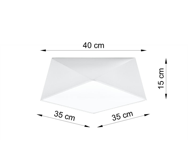 Lampada da soffitto HEXA 35 bianca