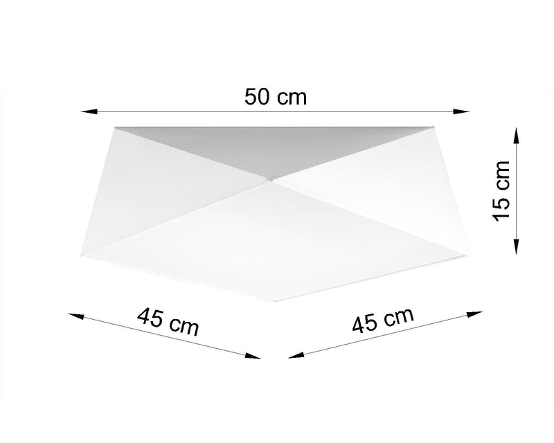 Lampada da soffitto HEXA 45 bianca