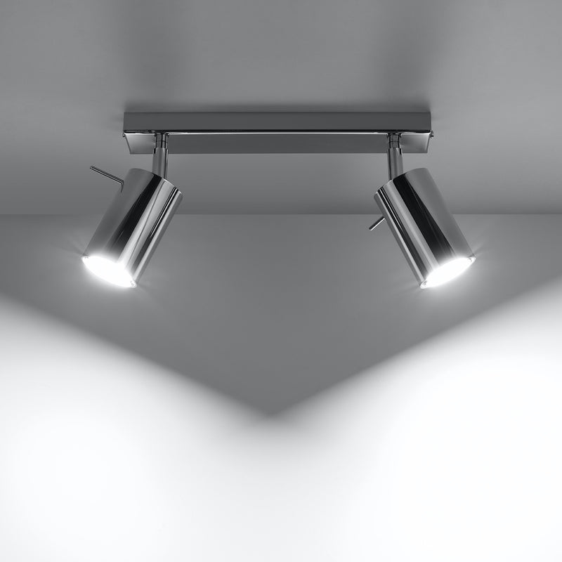 Lampada da soffitto RING 2 cromo