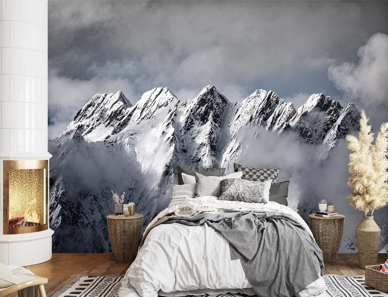 Wallpaper, Mountains in winter