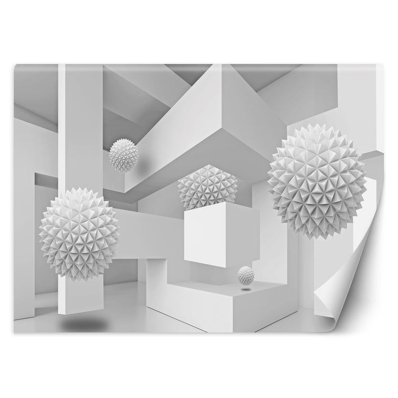 Wallpaper, Balls 3d Geometric Abstract