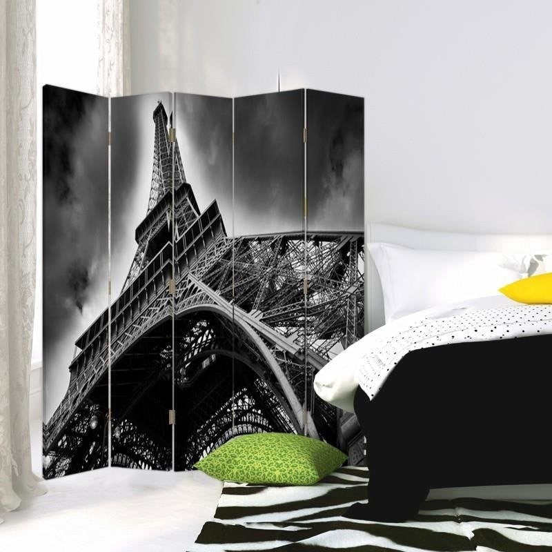 Room divider Double-sided, The Eiffel Tower from the frog&