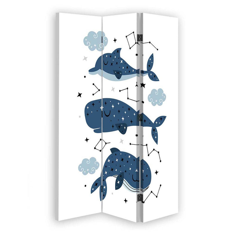Room divider Double-sided PIN IT, Ocean friends