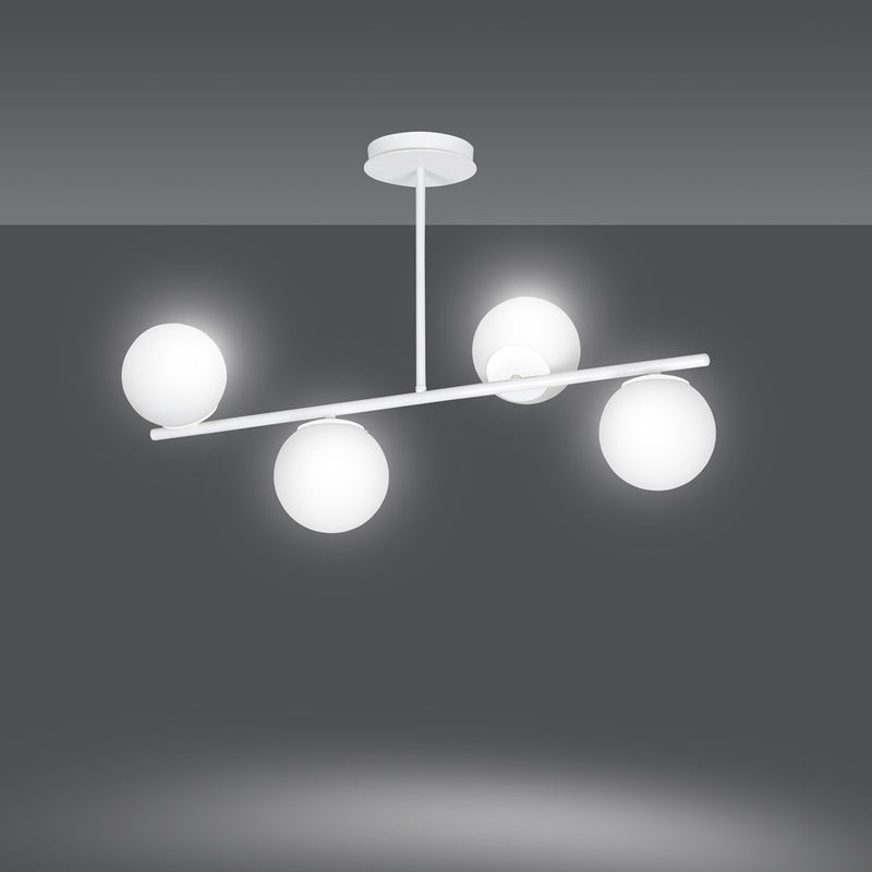 BIOR ceiling lamp 4L, D15 white, E14