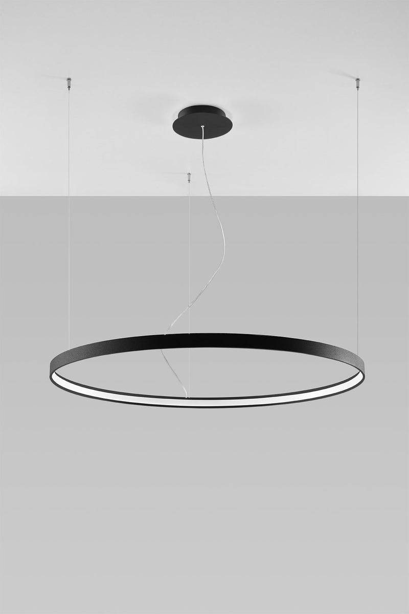 Lampadario RIO 110 nero 3000K