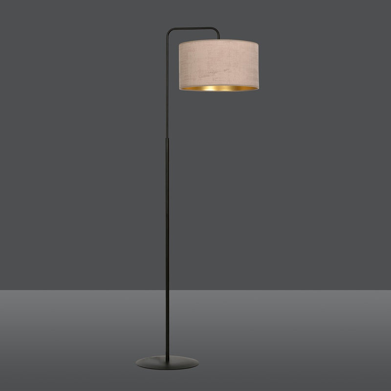 HILDE floor lamp 1L, D35 black, E27