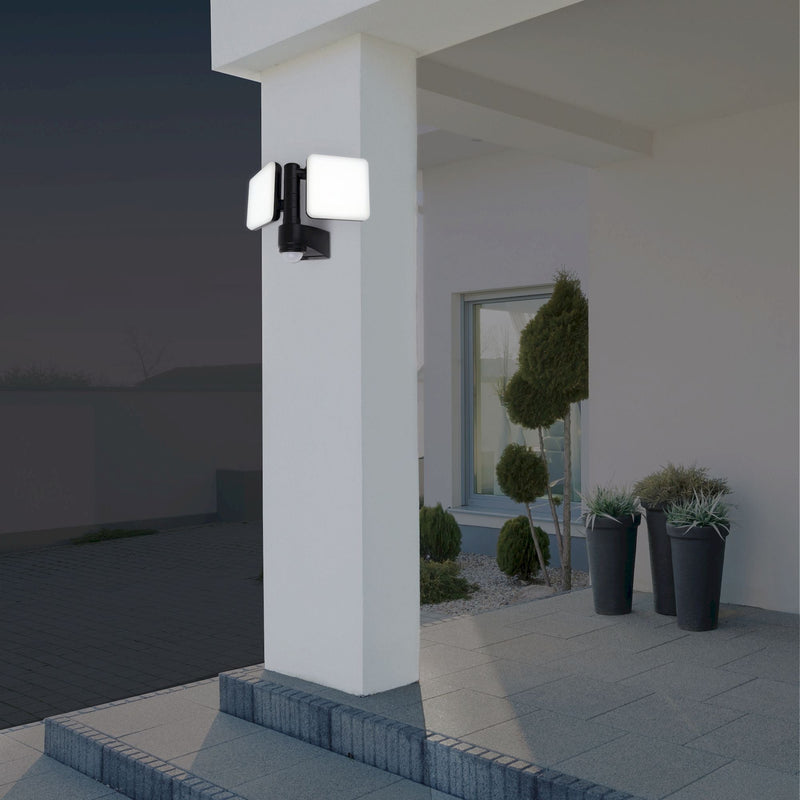 LED Outdoor Wall Light Jaro 360° Motion Detector