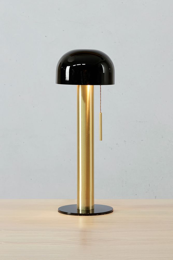 COSTA Table 1L Black/Brushed brass